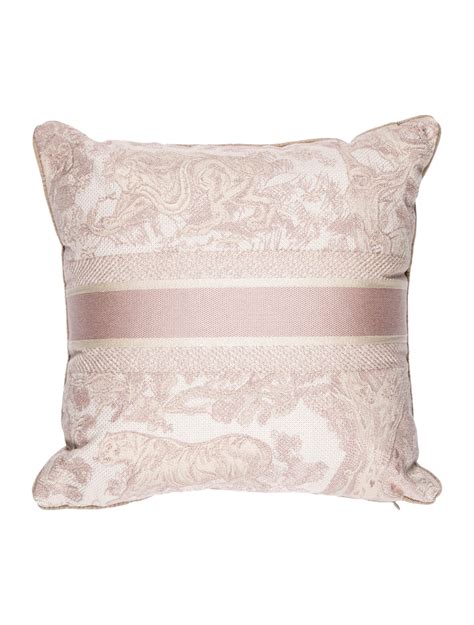 Cuscino quadrato Toile de Jouy Cruise 2022 rose des vents .